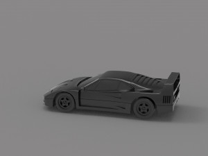 Ferrari F40 car READY TO PRINT MODEL 3D Принт Модель