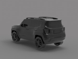 Jeep renegade READY TO PRINT MODEL 3Dプリントモデル