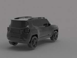 Jeep renegade READY TO PRINT MODEL 3D Baskı Modeli