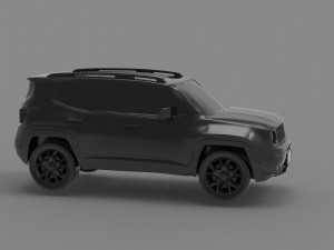 Jeep renegade READY TO PRINT MODEL 3D Baskı Modeli