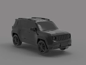 Jeep renegade READY TO PRINT MODEL 3D Print Model