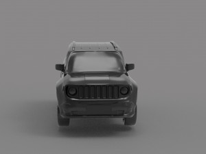 Jeep renegade READY TO PRINT MODEL 3D Baskı Modeli
