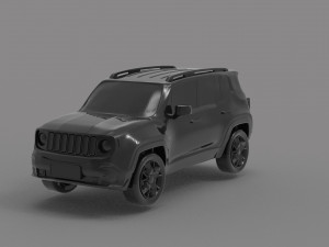 Jeep renegade READY TO PRINT MODEL 3D Baskı Modeli