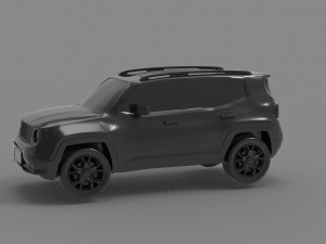 Jeep renegade READY TO PRINT MODEL 3D Baskı Modeli