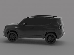 Jeep renegade READY TO PRINT MODEL 3D Baskı Modeli