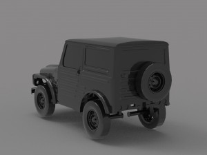 Suzuki LJ 80 truck READY TO PRINT MODEL 3D Print Model