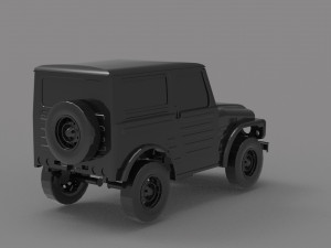 Suzuki LJ 80 truck READY TO PRINT MODEL Modelo de impresión 3D