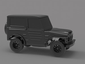 Suzuki LJ 80 truck READY TO PRINT MODEL Modelo de impresión 3D