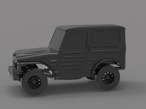 Suzuki LJ 80 truck READY TO PRINT MODEL Modelo de impresión 3D