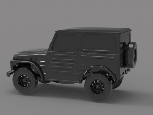 Suzuki LJ 80 truck READY TO PRINT MODEL Modelo de impresión 3D