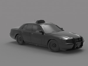 Taxi car READY TO PRINT MODEL 3D Принт Модель