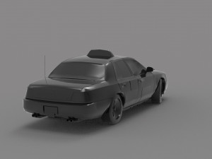 Taxi car READY TO PRINT MODEL 3D Принт Модель
