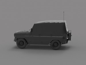 Uaz tent car READY TO PRINT MODEL 3D-Druckmodell