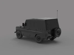 Uaz tent car READY TO PRINT MODEL 3D Print Model
