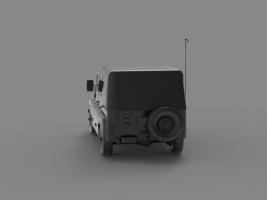Uaz tent car READY TO PRINT MODEL 3D-Druckmodell