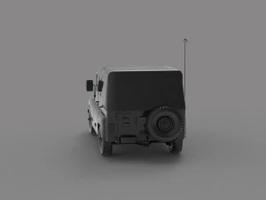 Uaz tent car READY TO PRINT MODEL 3D Print Model
