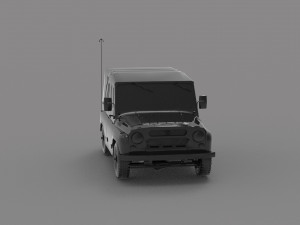 Uaz tent car READY TO PRINT MODEL 3D-Druckmodell