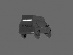 Car Ambulance READY TO PRINT MODEL 3Dプリントモデル
