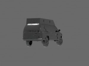 Автомобіль швидкої допомоги ГОТОВА ДО ДРУКУ МОДЕЛЬ 3D Принт Модель