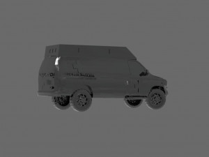 Car Ambulance READY TO PRINT MODEL 3D Baskı Modeli