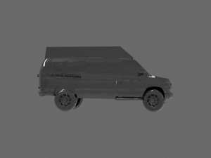 Car Ambulance READY TO PRINT MODEL 3D Baskı Modeli