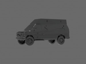 Car Ambulance READY TO PRINT MODEL 3D Baskı Modeli