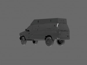Car Ambulance READY TO PRINT MODEL 3D Baskı Modeli