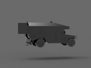 Car Ambulance Army READY TO PRINT MODEL 3D 打印模型