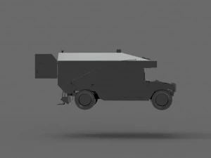 Car Ambulance Army READY TO PRINT MODEL 3D Print Model
