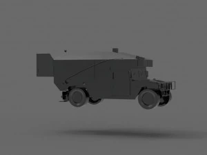 Car Ambulance Army READY TO PRINT MODEL 3D Print Model