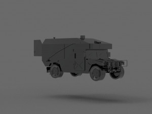 Car Ambulance Army READY TO PRINT MODEL 3D 打印模型