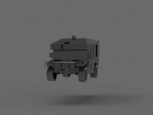 Car Ambulance Army READY TO PRINT MODEL 3D 打印模型