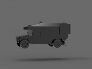 Car Ambulance Army READY TO PRINT MODEL 3D 打印模型