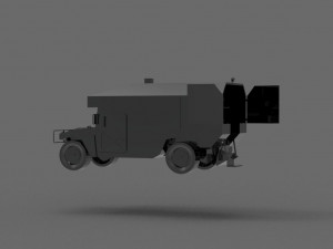 Car Ambulance Army READY TO PRINT MODEL 3D 打印模型