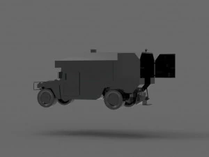 Car Ambulance Army READY TO PRINT MODEL 3D Print Model