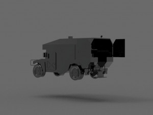 Car Ambulance Army READY TO PRINT MODEL 3D 打印模型
