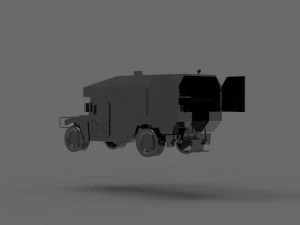 Car Ambulance Army READY TO PRINT MODEL 3D Print Model