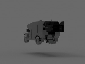 Car Ambulance Army READY TO PRINT MODEL 3D 打印模型