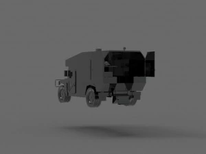 Car Ambulance Army READY TO PRINT MODEL 3D Print Model