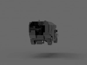 Car Ambulance Army READY TO PRINT MODEL 3D Print Model