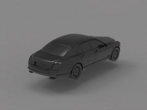 Bentley arnage car READY TO PRINT MODEL 3D Print Model