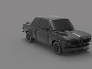 B-MW 2002 READY TO PRINT MODEL 3D Print Model