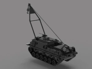 M88 RECOVERY TANK READY TO PRINT MODEL 3D Print Model