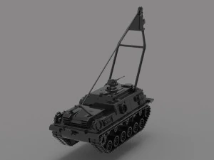 M88 RECOVERY TANK READY TO PRINT MODEL 3D Print Model