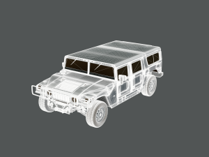 Hummer ready to print Model Cetak 3D