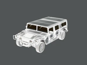 Hummer ready to print 3D Print Model