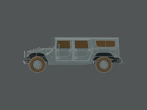 Hummer ready to print 3D Print Model