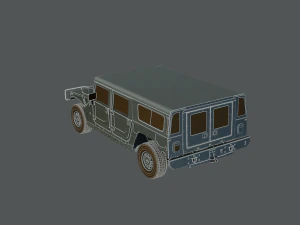 Hummer ready to print 3D Print Model