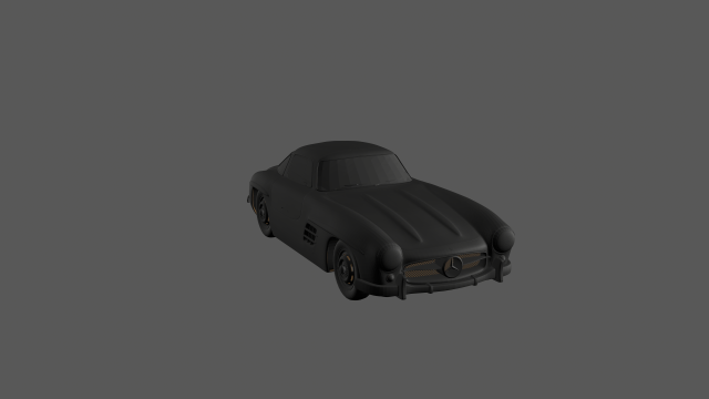 Mercedes benz 300 sl coupe ready to print Modèles 3D en vedette .c4d .max .obj .3ds .fbx .stl .blend 