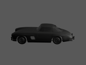 Mercedes benz 300 sl coupe ready to print Modèles 3D en vedette